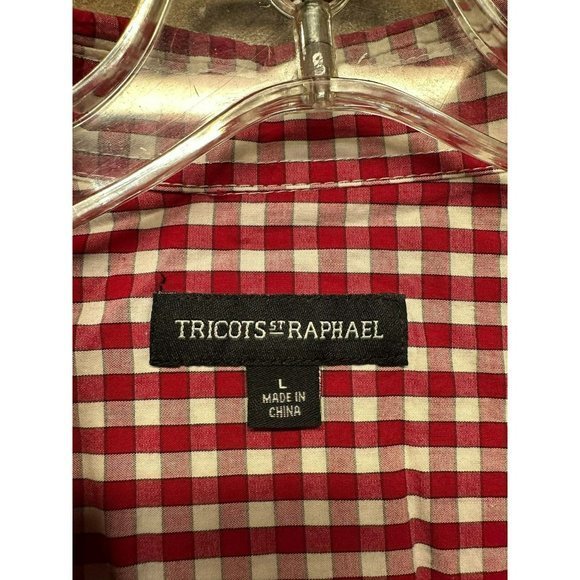 Tricots St. Raphael Men's‎ Long Sleeve Button Up Size Large - Picture 2 of 4